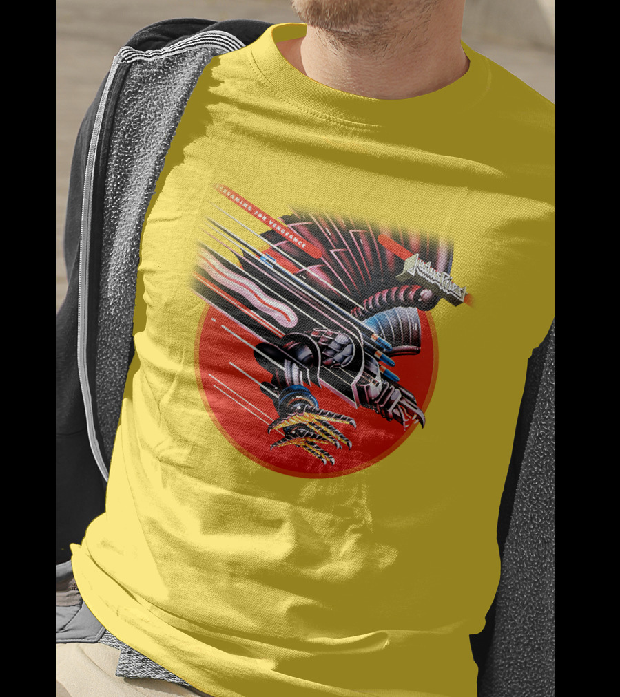 Judas Priest Screaming For Vengeance Album Cover Artwork T-Shirt