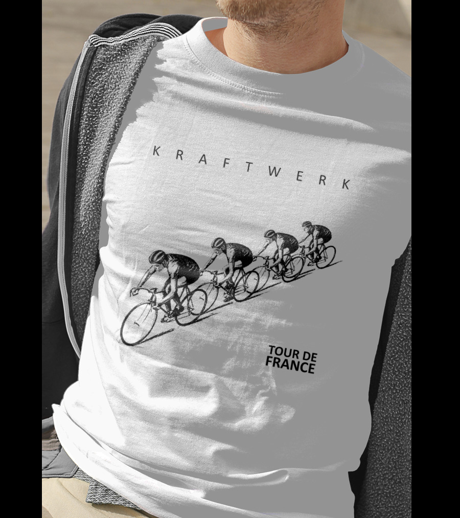 Kraftwerk Tour De France 24 Cycling Theme Retro Style T-Shirt