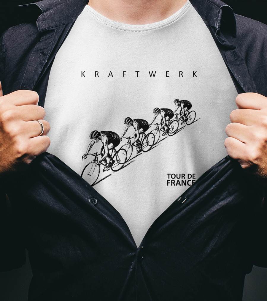 Kraftwerk Tour De France 24 Cycling Theme Retro Style T-Shirt