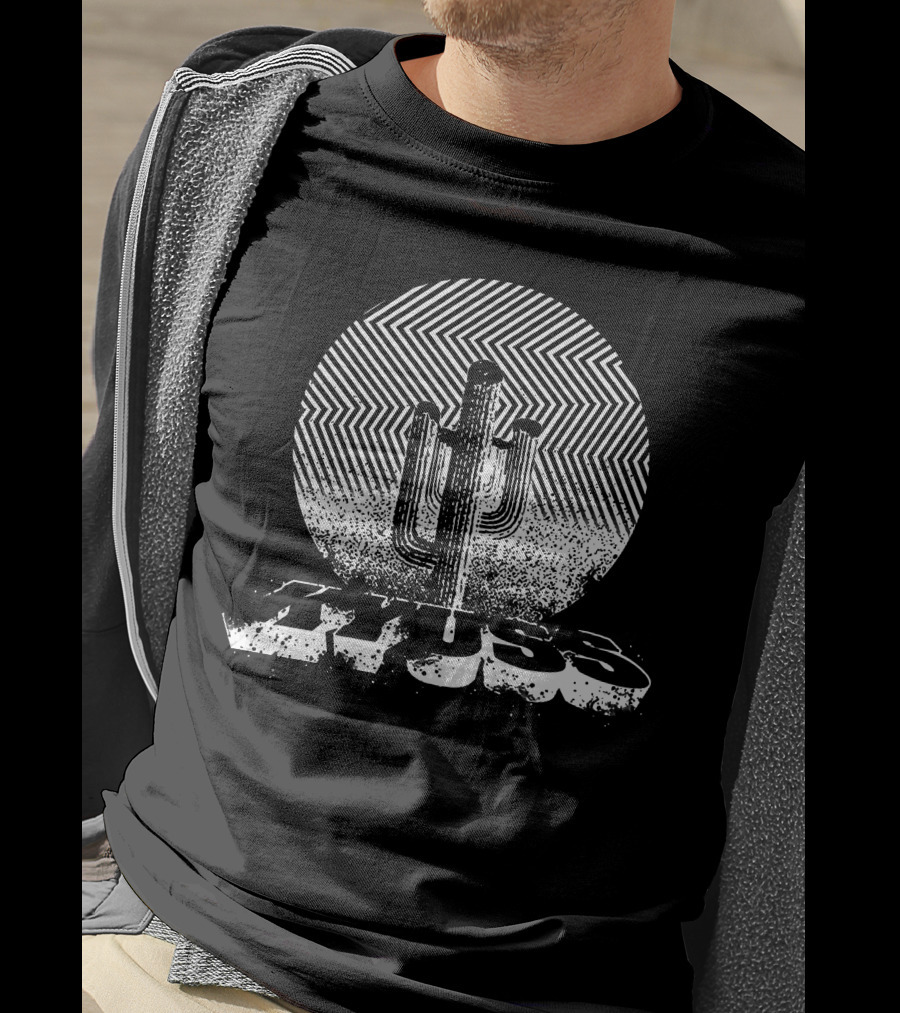 Kyuss Cactus Desert Scene Retro Style T-Shirt