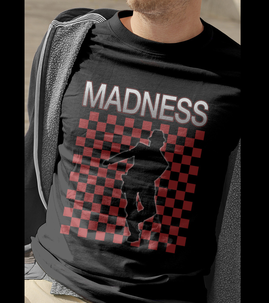 Madness Checkerboard Silhouette T-Shirt