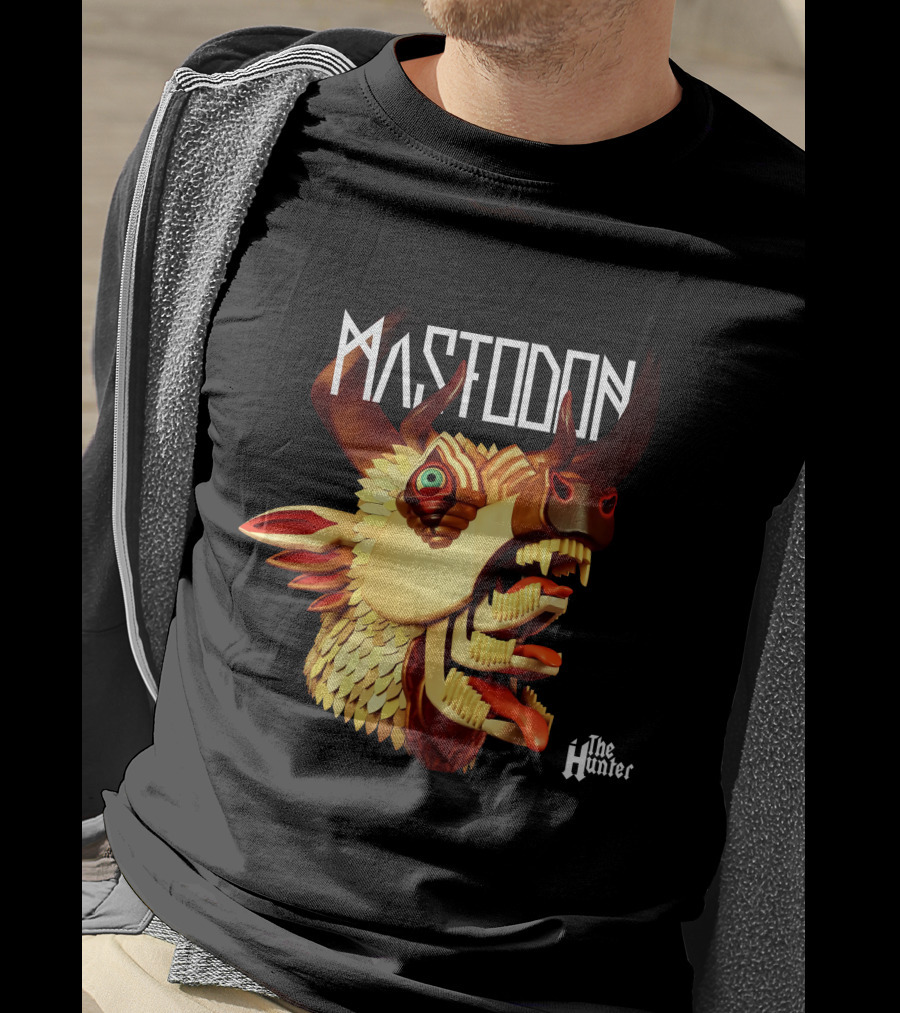 Mastodon The Hunter 3D Animal Head T-Shirt