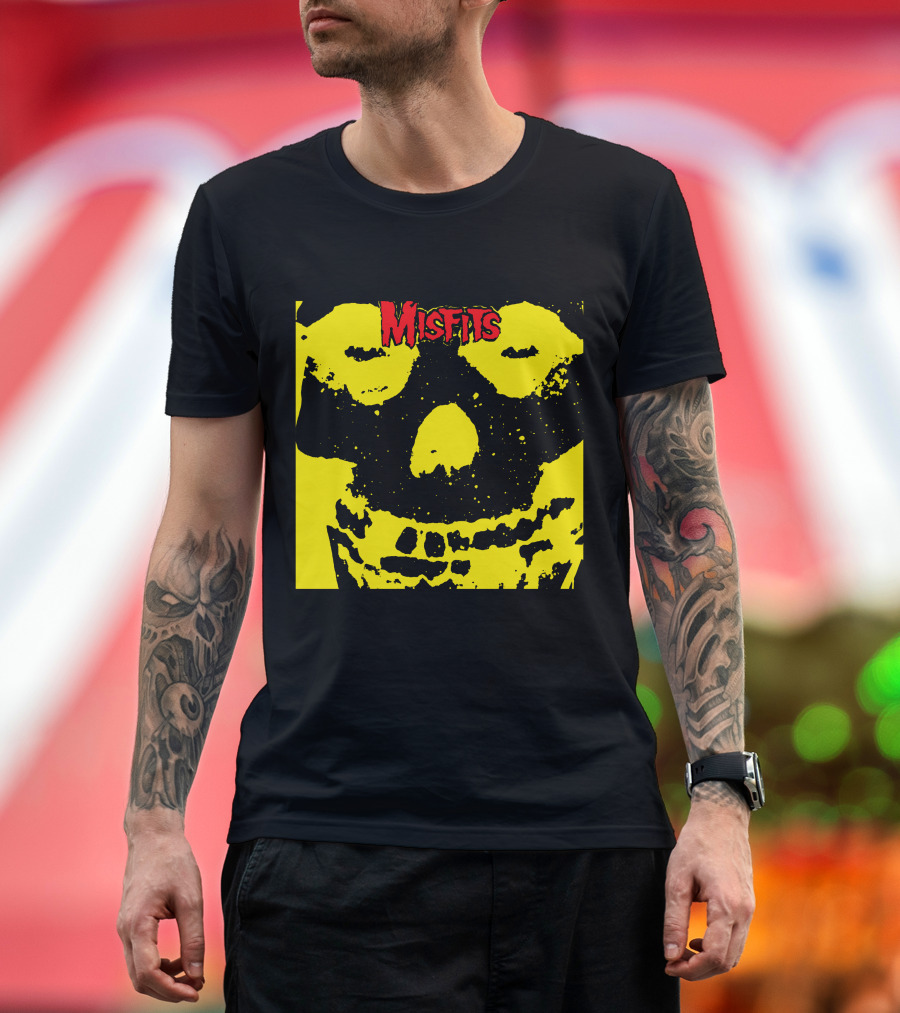 Misfits Yellow Skull T-Shirt