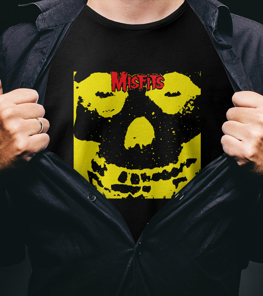 Misfits Yellow Skull T-Shirt
