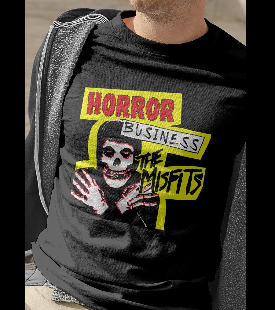 Horror Business The Misfits Skeleton Artwork T-Shirt
