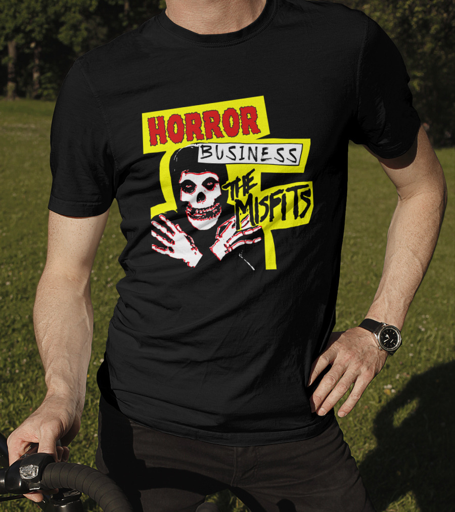 Horror Business The Misfits Skeleton Artwork T-Shirt