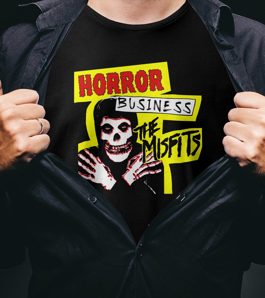 Horror Business The Misfits Skeleton Artwork T-Shirt