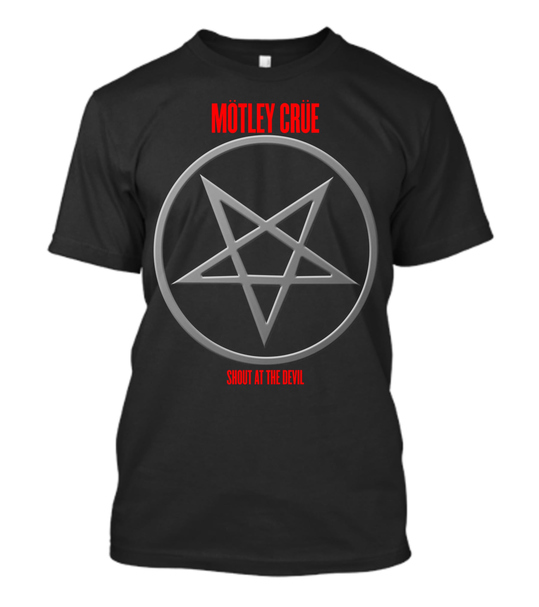 Mötley Crüe Shout At The Devil Pentagram T-Shirt