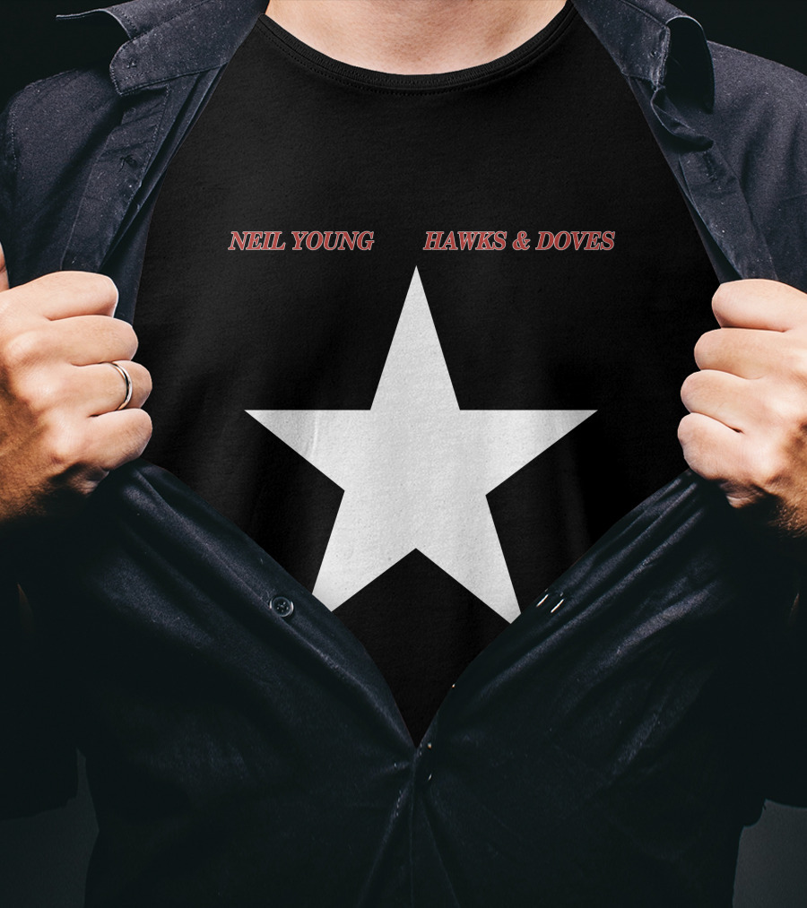 Neil Young Hawks & Doves Star T-Shirt