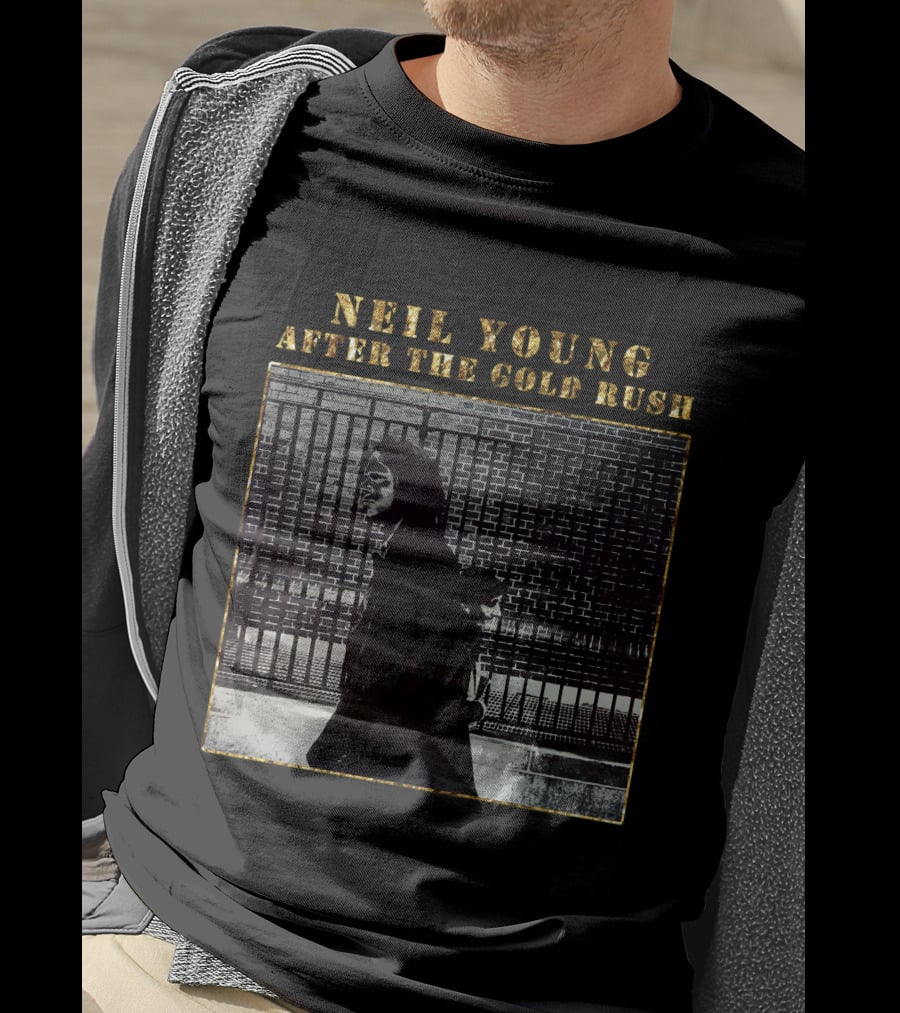 Neil Young After The Gold Rush Album Cover Artwork T-Shirt