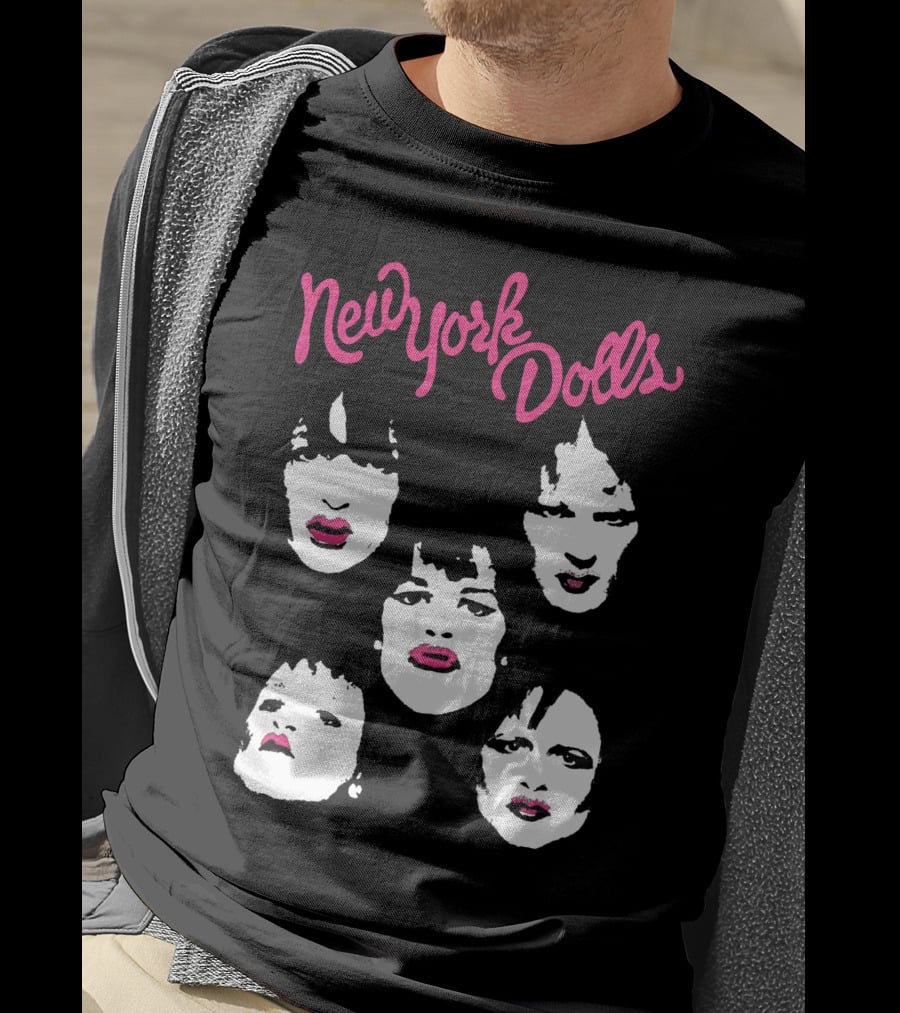New York Dolls Band Faces T-Shirt