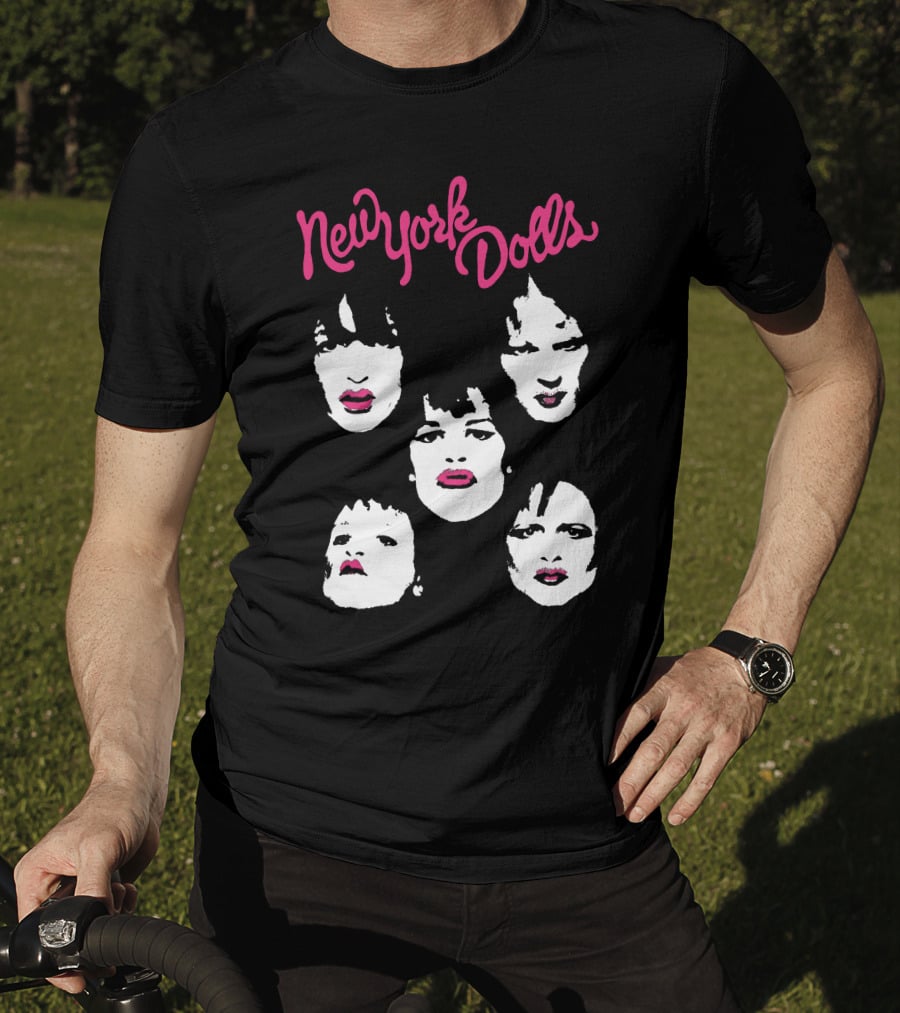 New York Dolls Band Faces T-Shirt