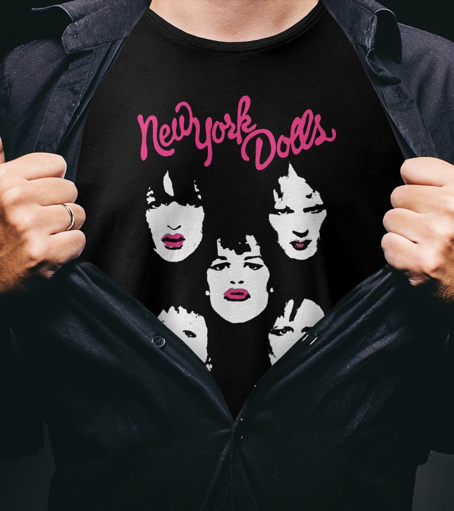 New York Dolls Band Faces T-Shirt