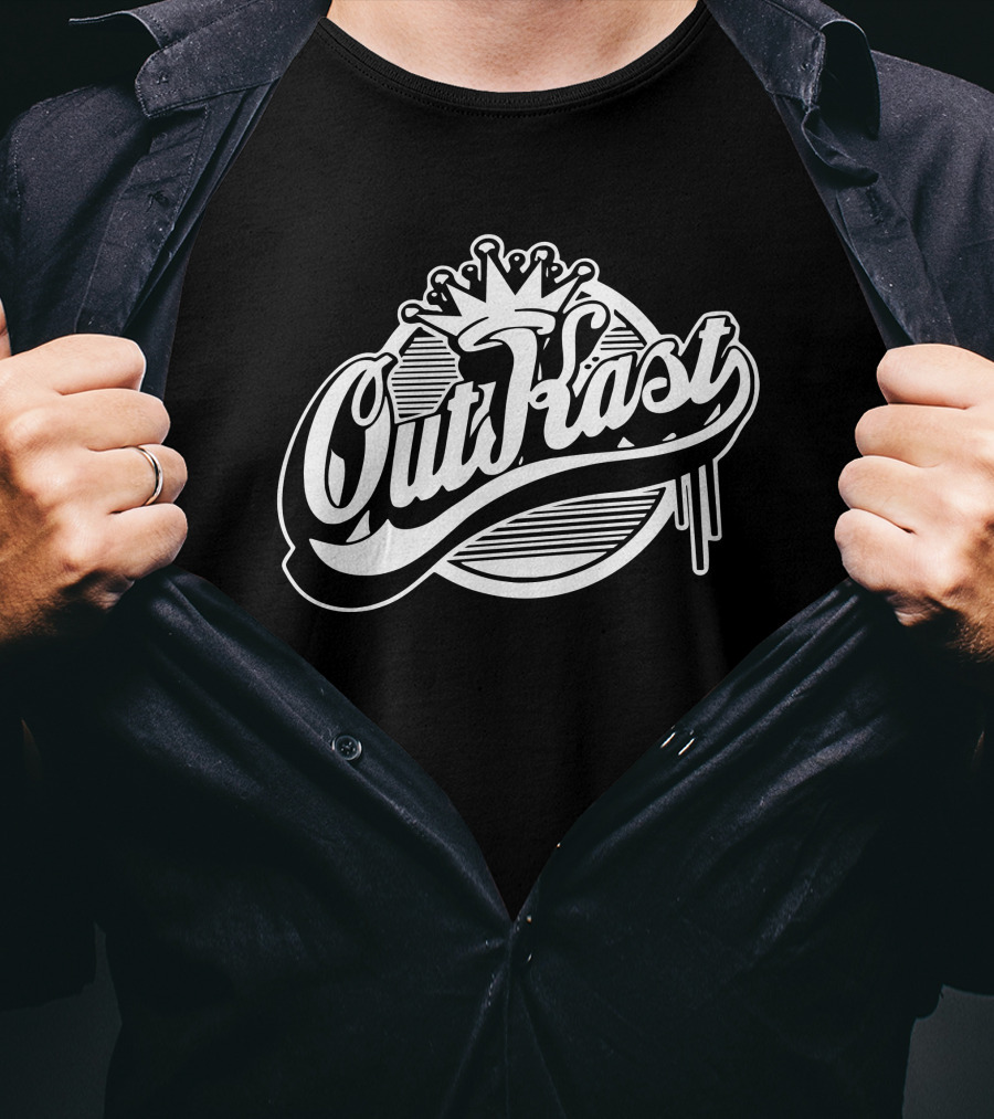 Outkast Retro Style Crowned T-Shirt