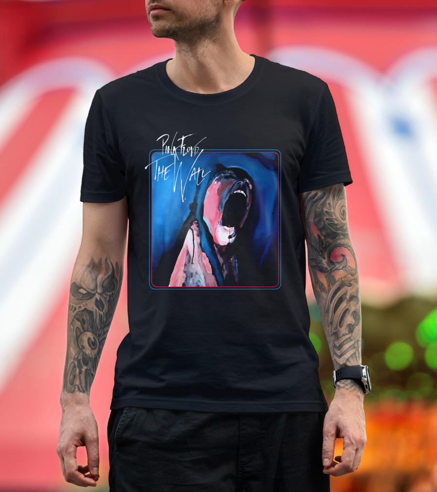 Pink Floyd The Wall Album Cover Art Scream T-Shirt