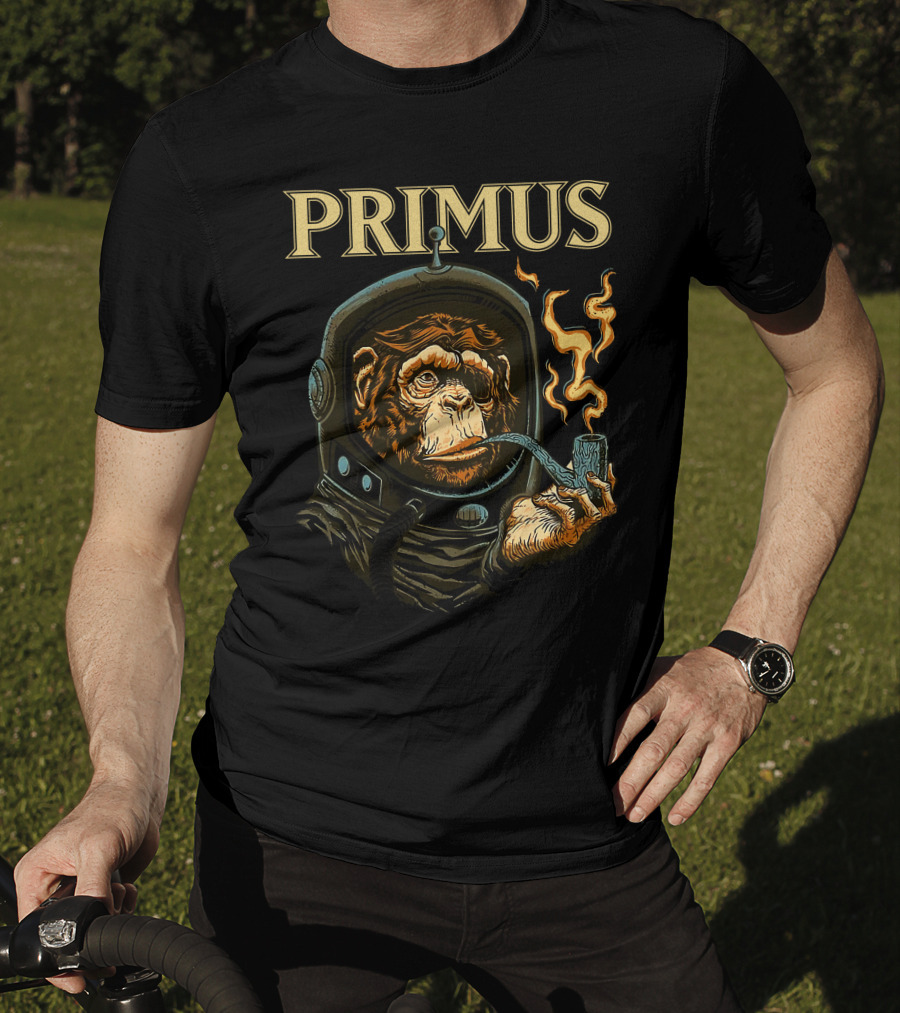 Primus Space Monkey Smoking Pipe T-Shirt