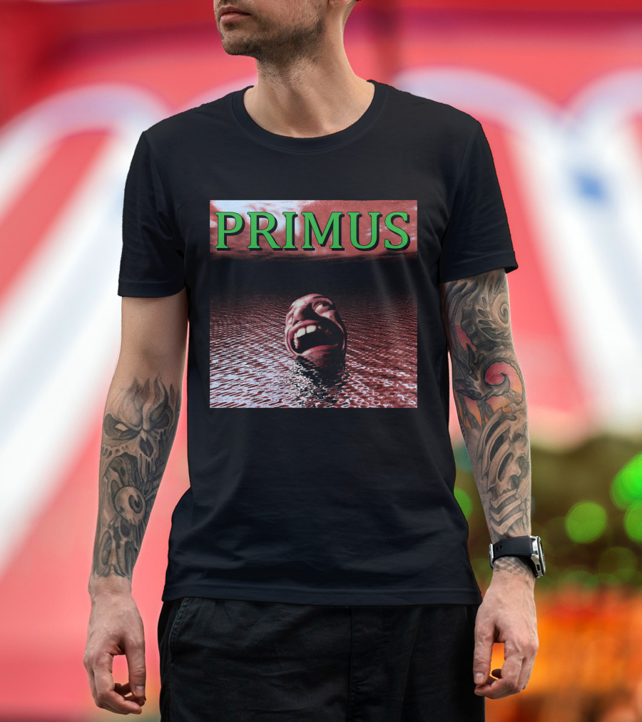 Primus Surreal Floating Head In Water T-Shirt