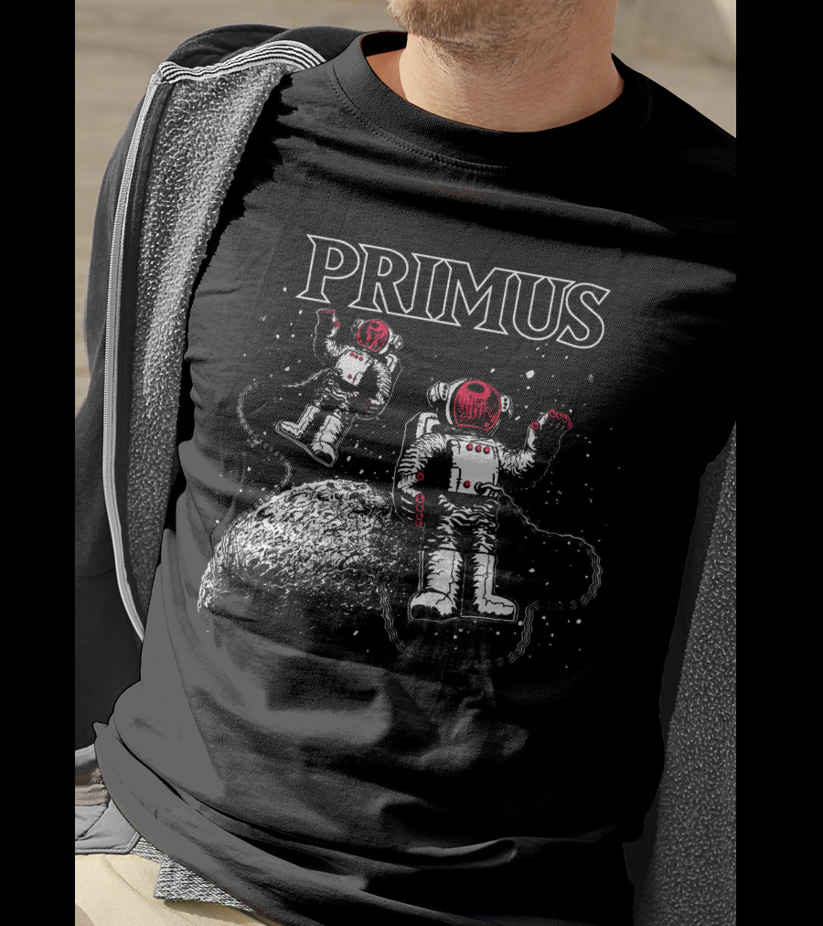 Primus Astronauts On Moon Adventure T-Shirt