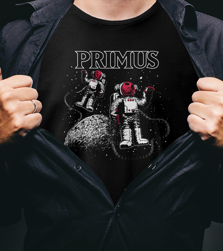 Primus Astronauts On Moon Adventure T-Shirt
