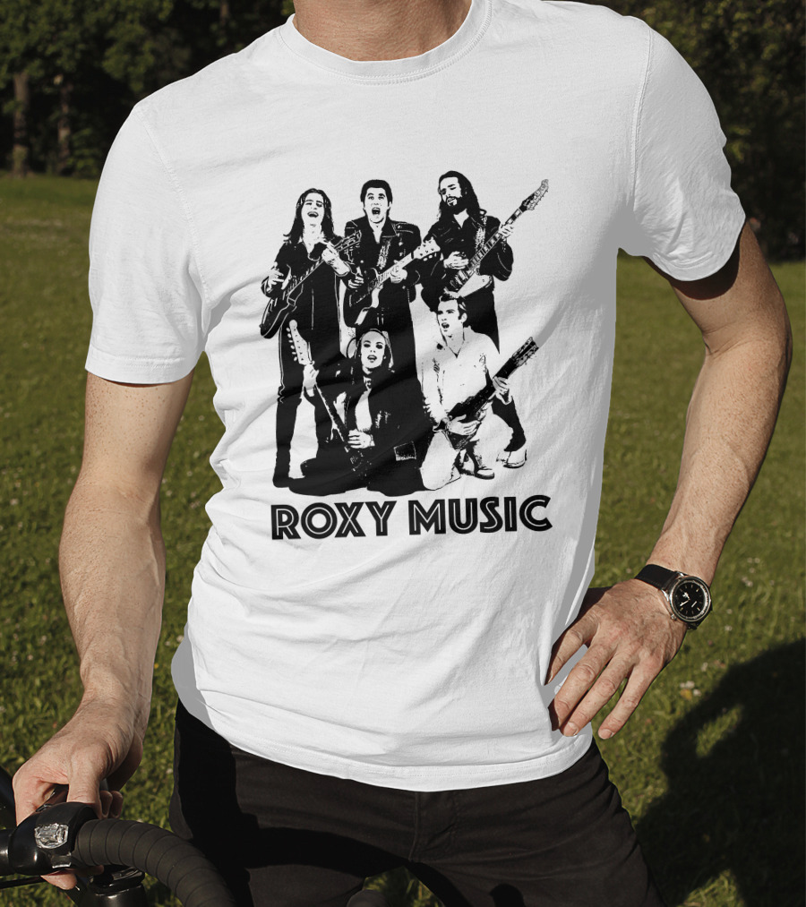 Roxy Music Band Members With Guitars T-Shirt