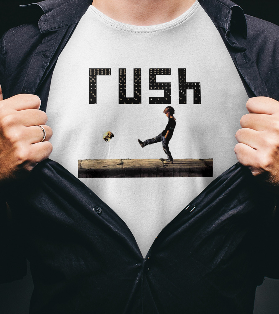 Rush Roll The Bones Skull Kick T-Shirt