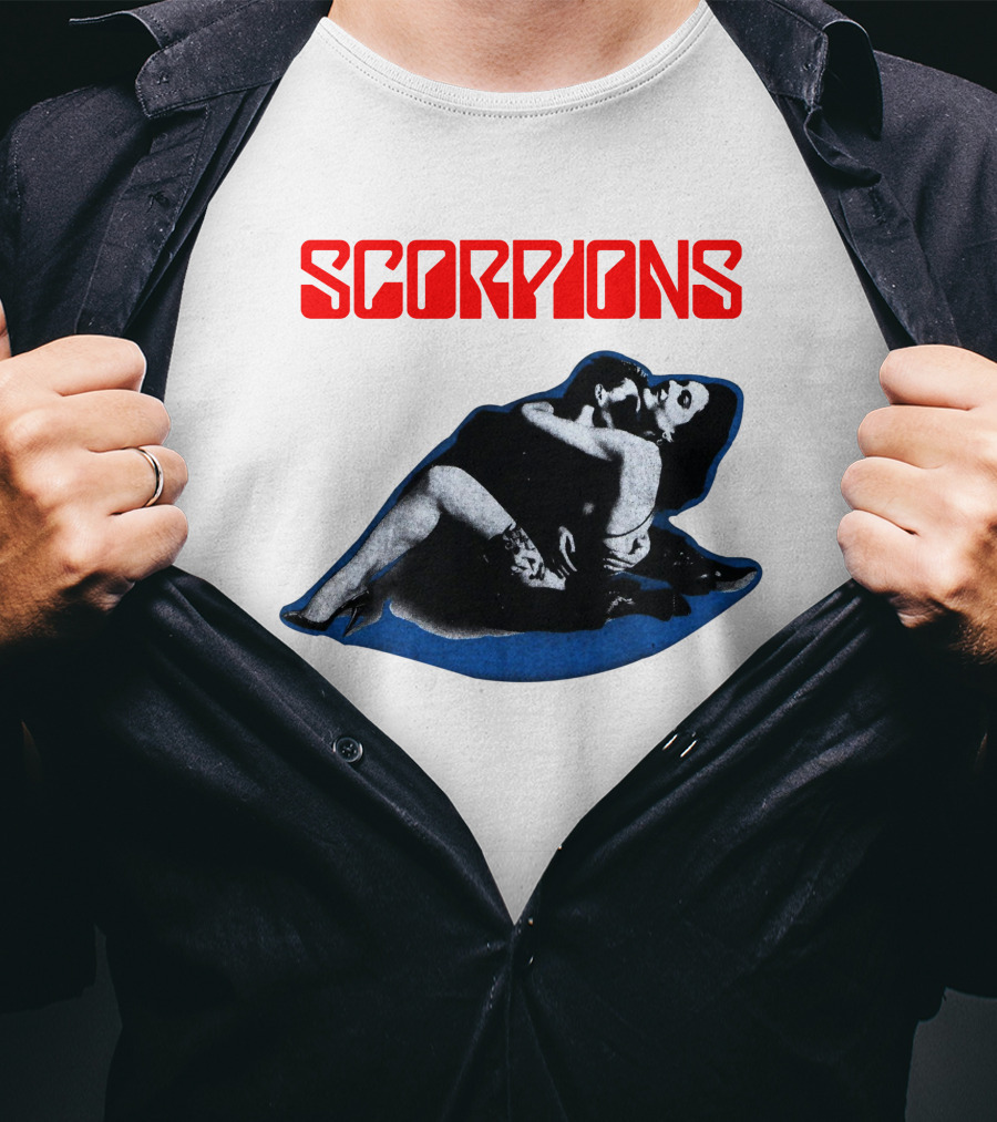 Scorpions Blackout Album Cover Art Retro T-Shirt