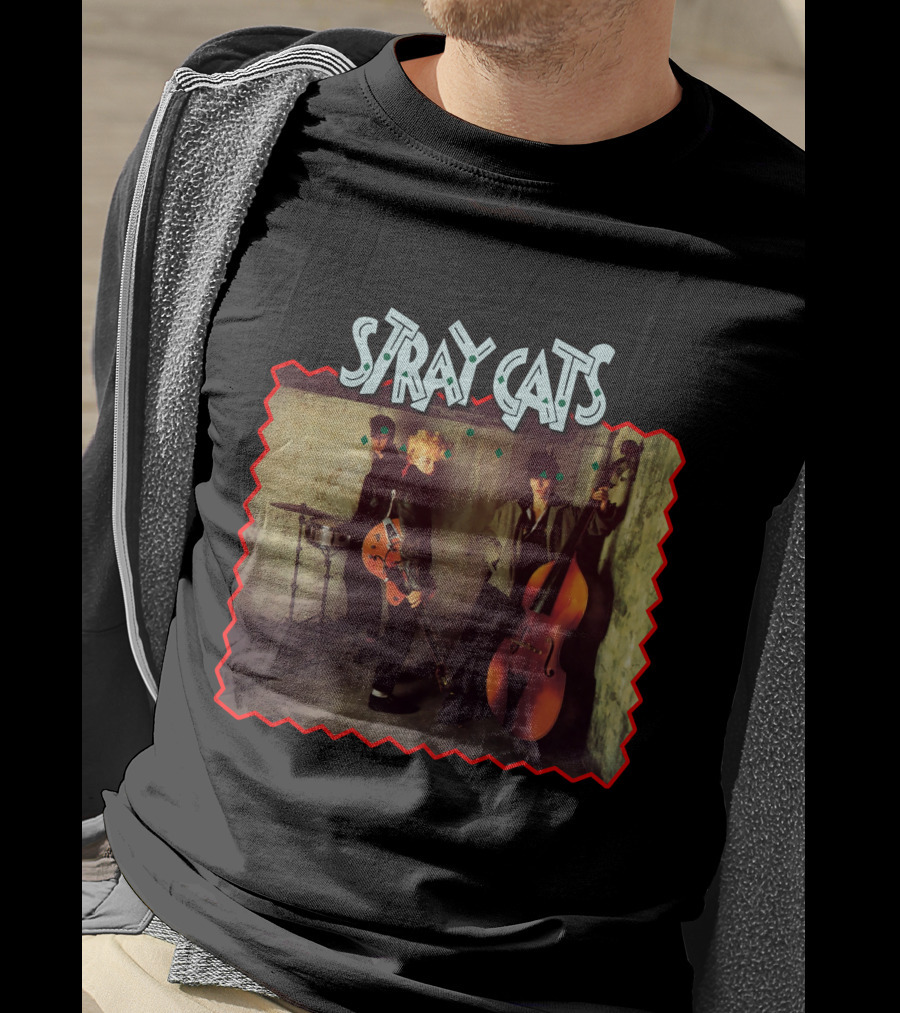 Stray Cats Rockabilly Band Trio T-Shirt