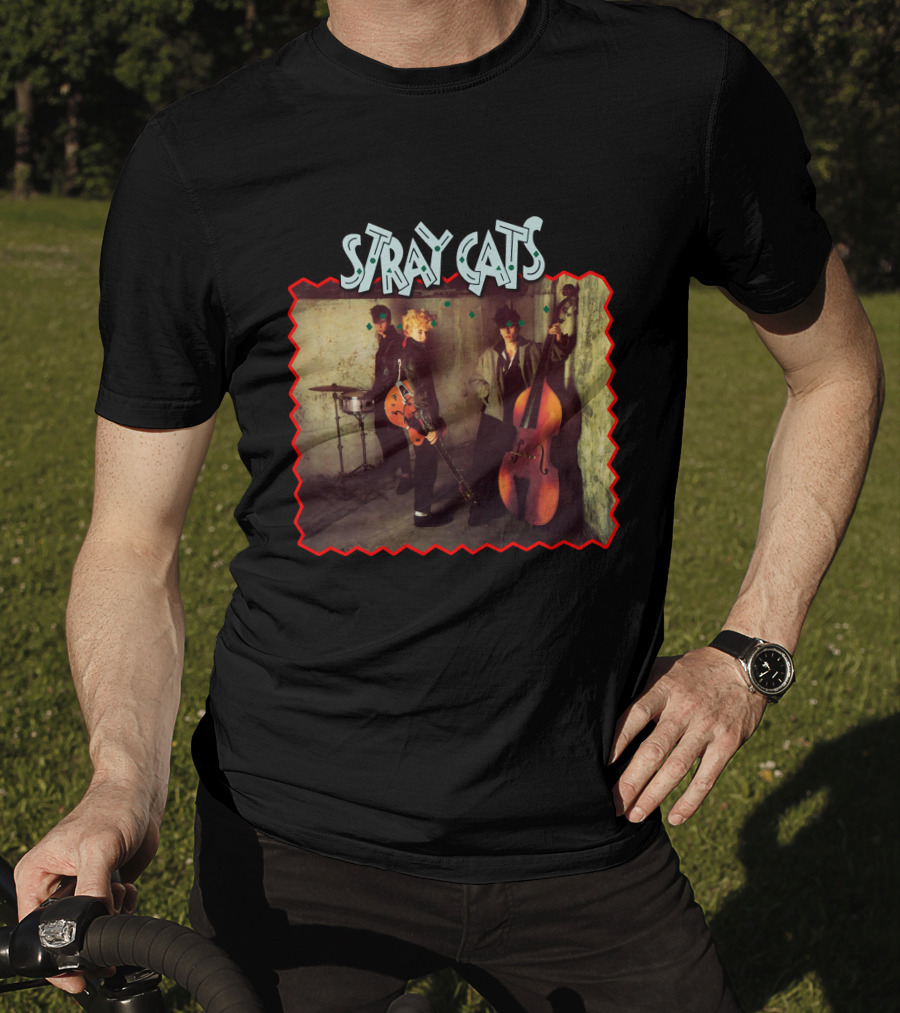 Stray Cats Rockabilly Band Trio T-Shirt