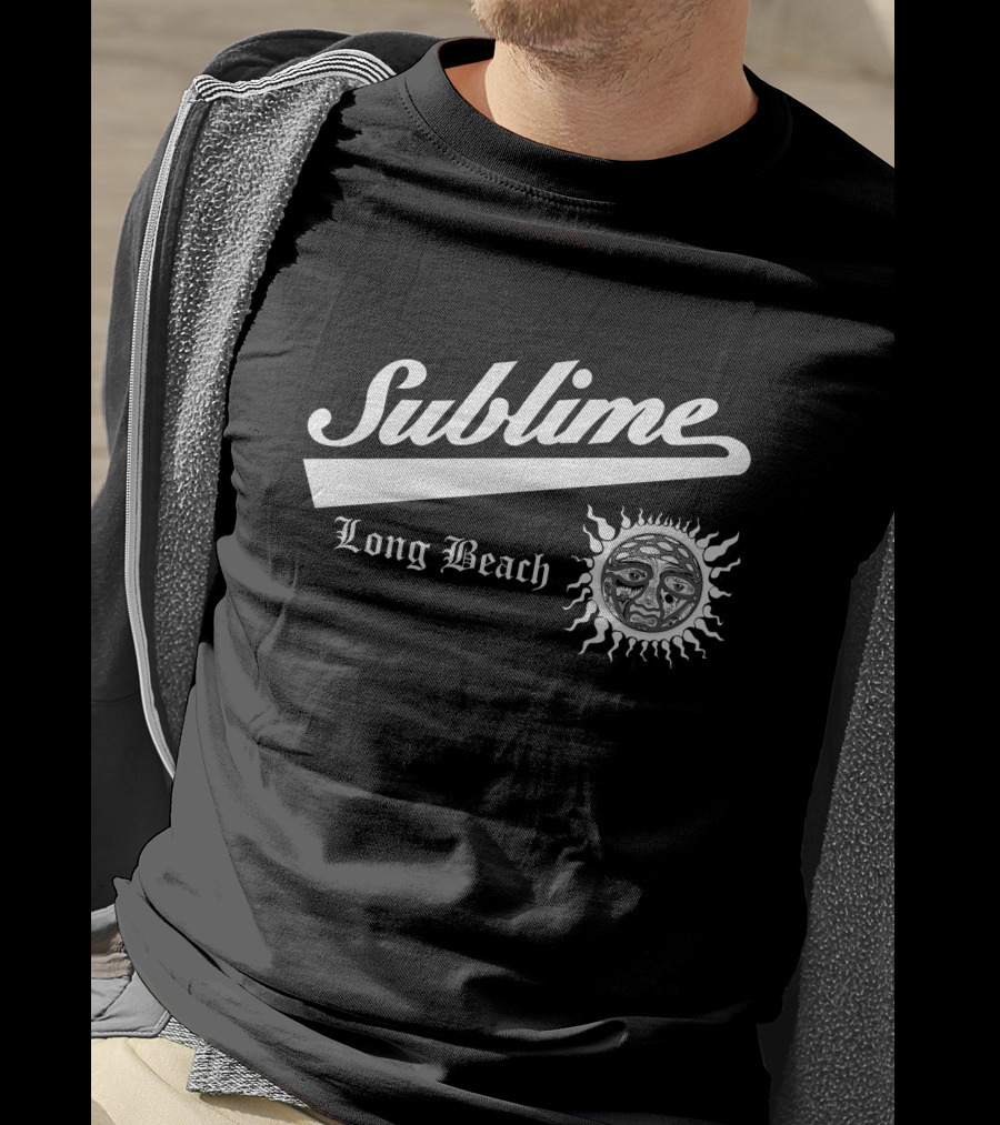 Sublime Long Beach Sun Face T-Shirt