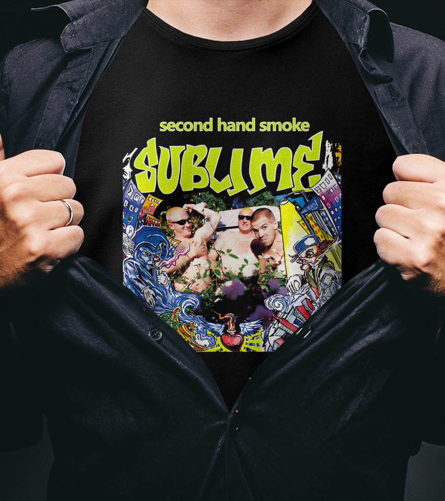 Second Hand Smoke Sublime Band Art T-Shirt