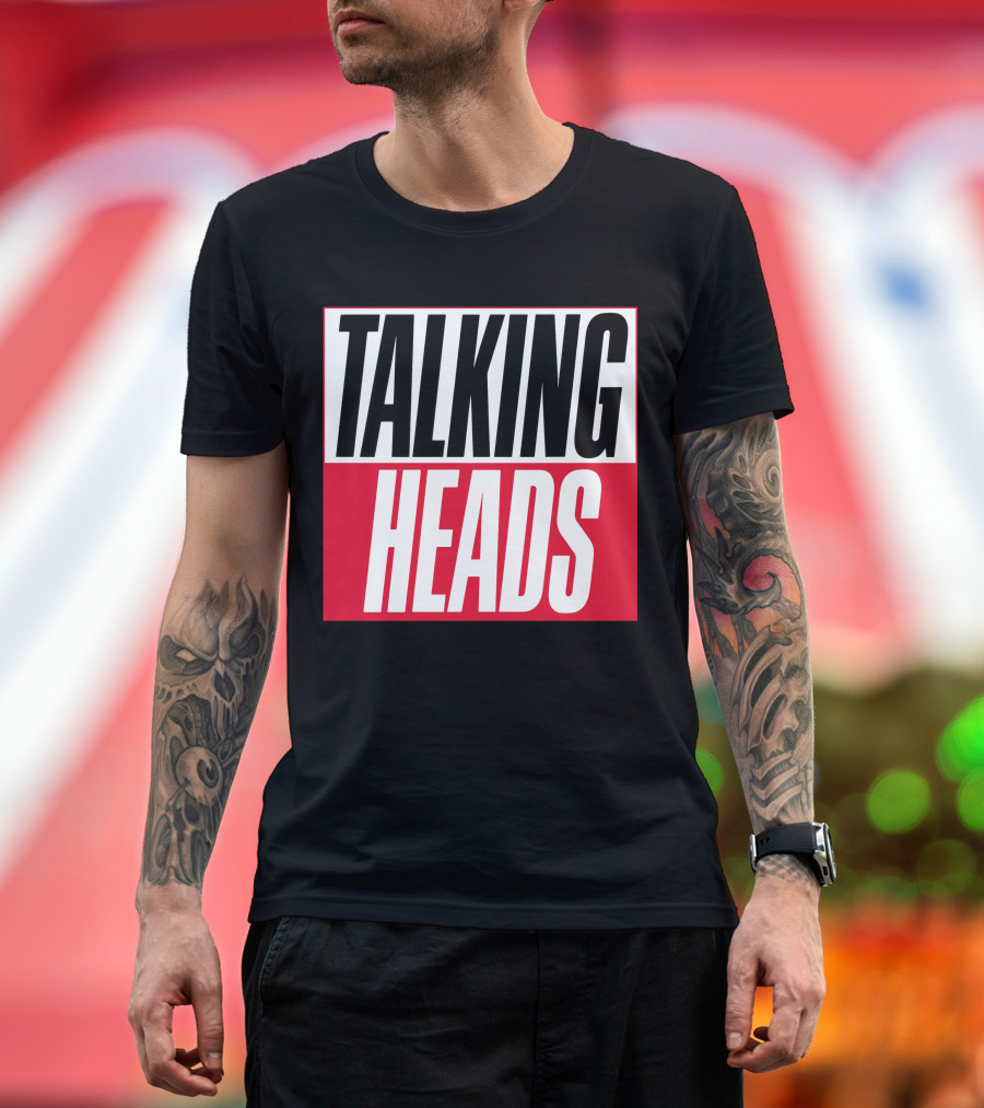 Talking Heads Red Black White Bold T-Shirt