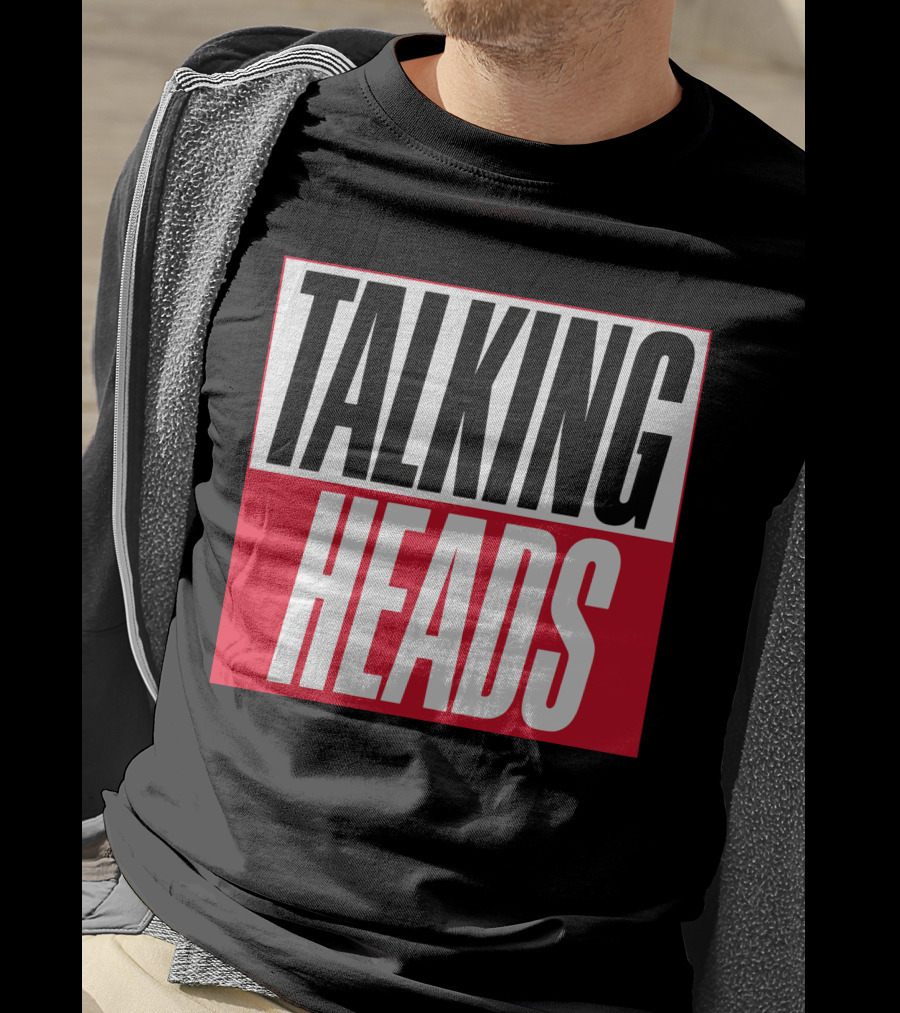 Talking Heads Red Black White Bold T-Shirt