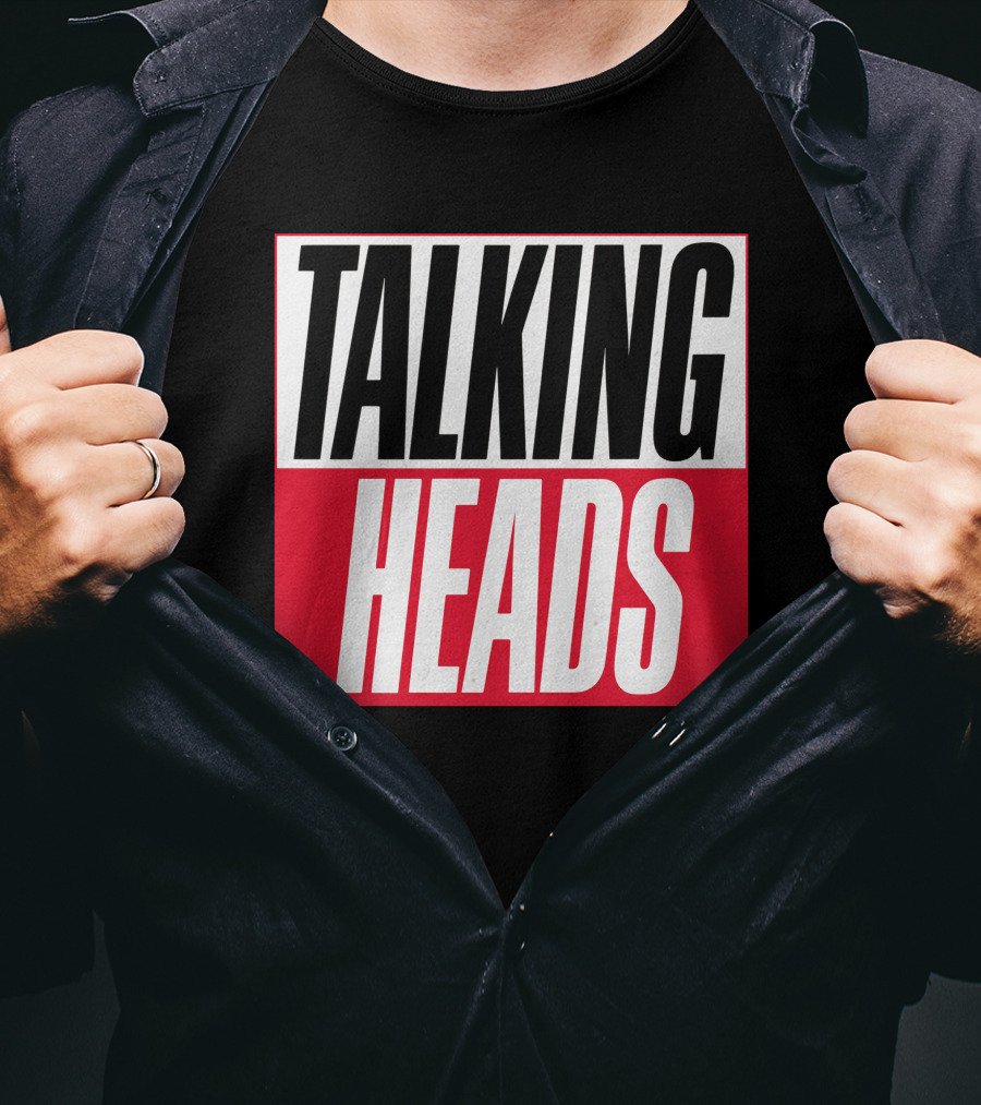 Talking Heads Red Black White Bold T-Shirt