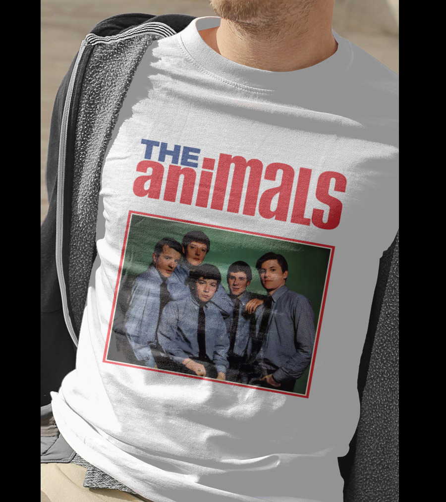 The Animals Band Portrait In Classic Style T-Shirt