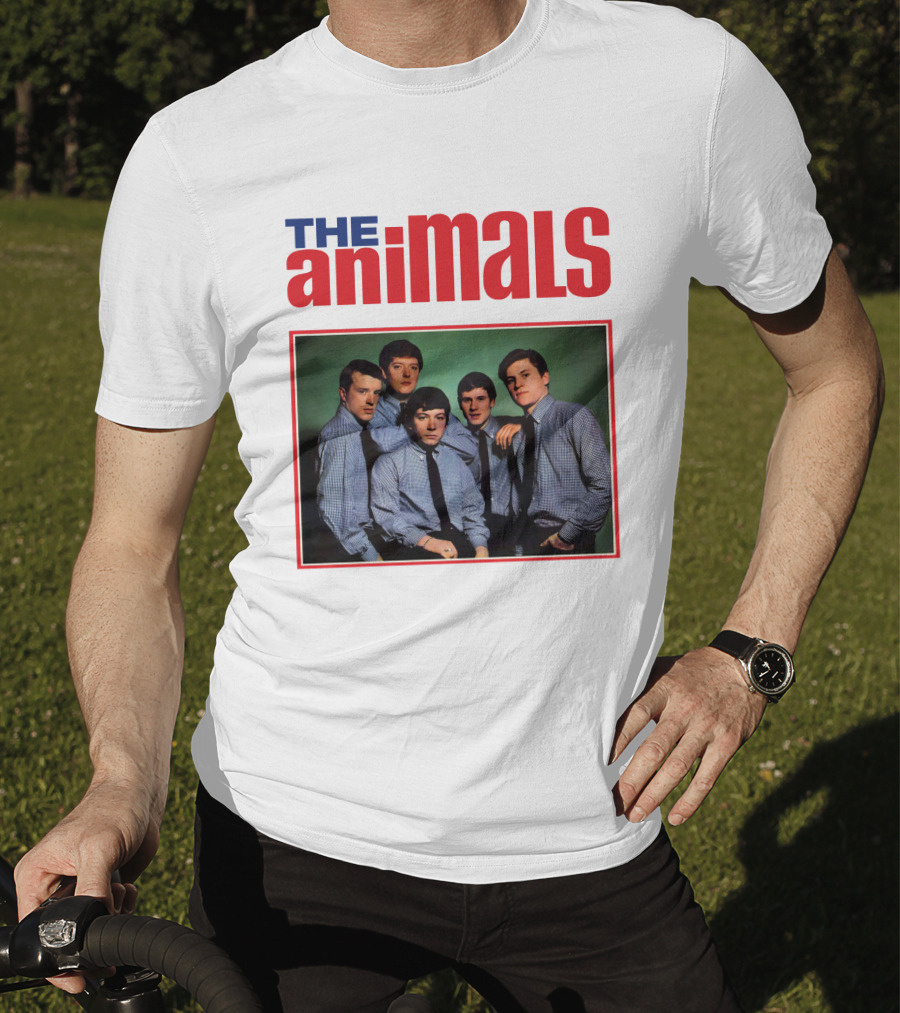 The Animals Band Portrait In Classic Style T-Shirt