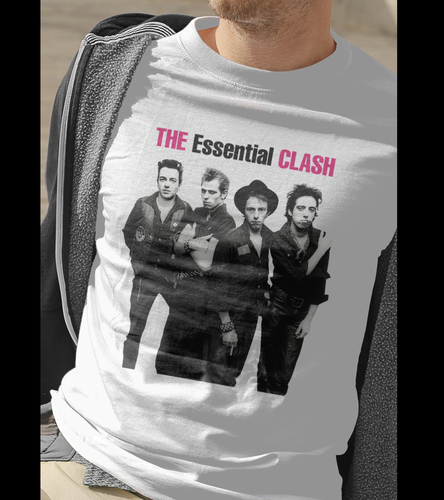 The Essential Clash 20 Shirt Frontman Images Posing T-Shirt