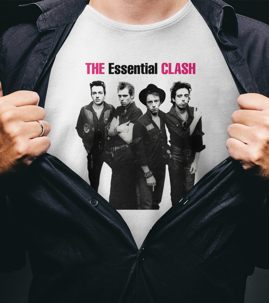 The Essential Clash 20 Shirt Frontman Images Posing T-Shirt