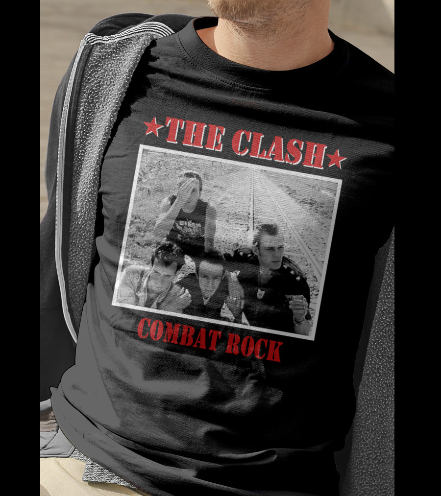 The Clash Combat Rock Album Cover Photo Stars T-Shirt