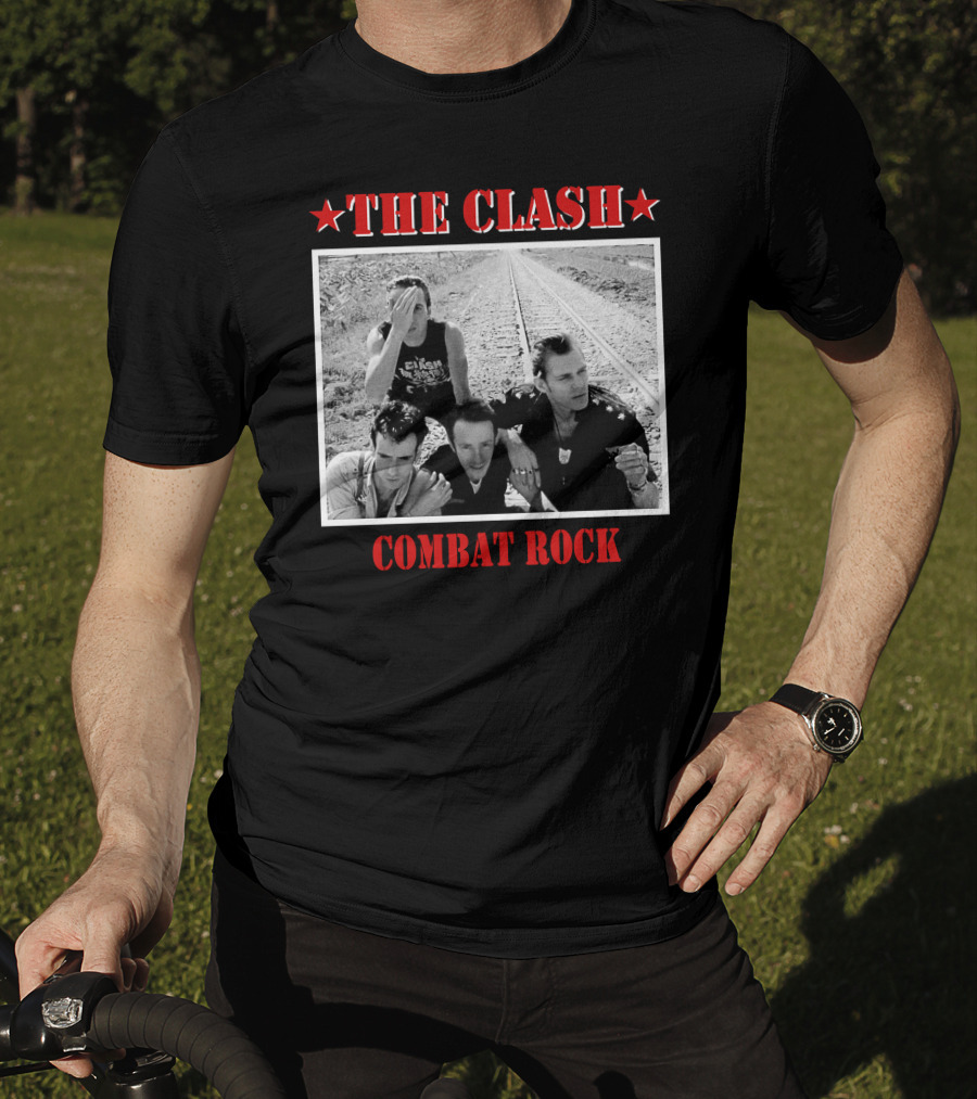 The Clash Combat Rock Album Cover Photo Stars T-Shirt