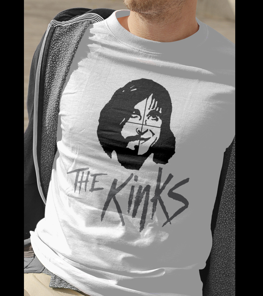 The Kinks Band Logo Face T-Shirt