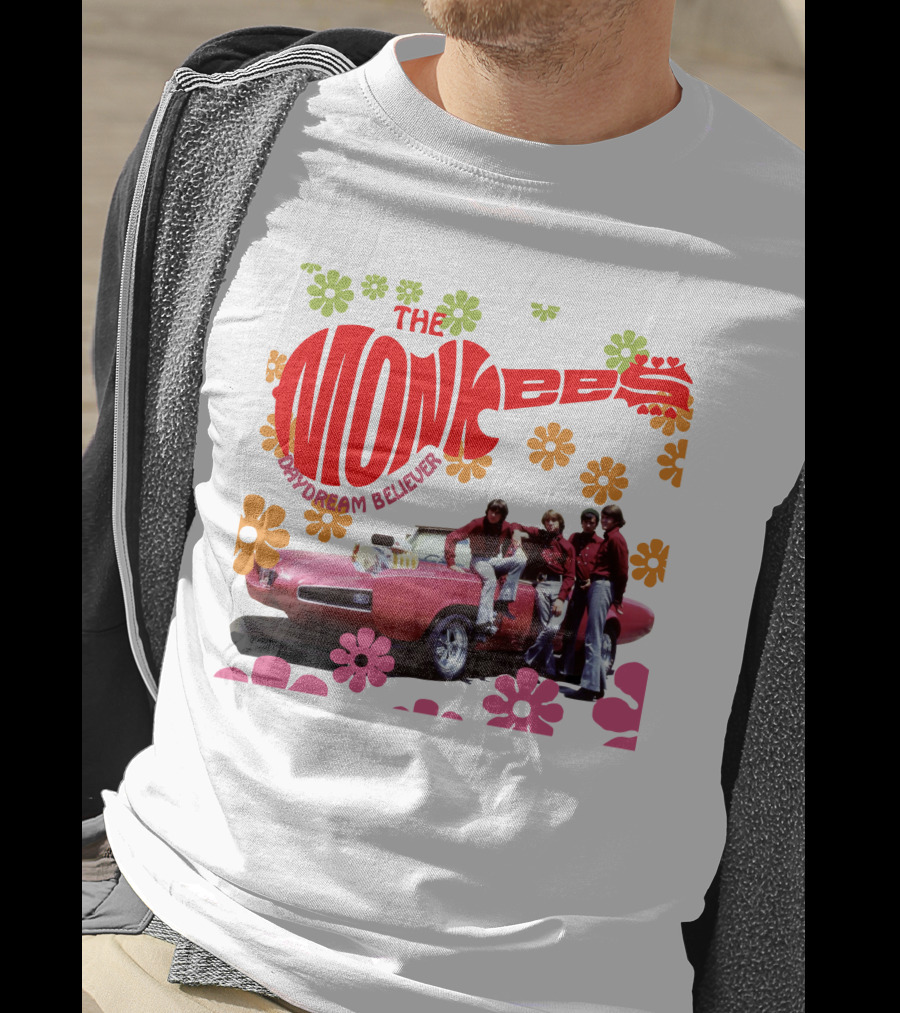 The Monkees Daydream Believer Floral Car T-Shirt