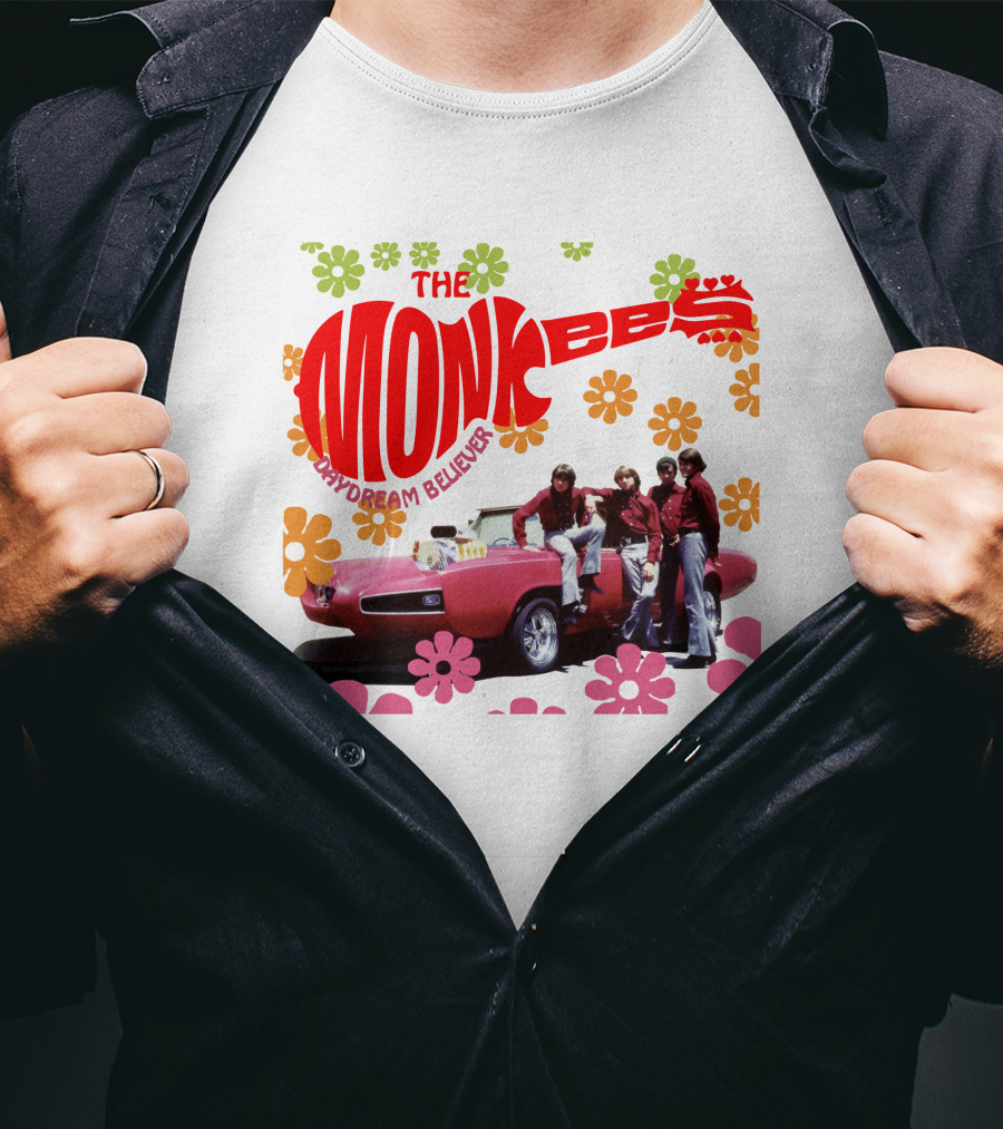 The Monkees Daydream Believer Floral Car T-Shirt