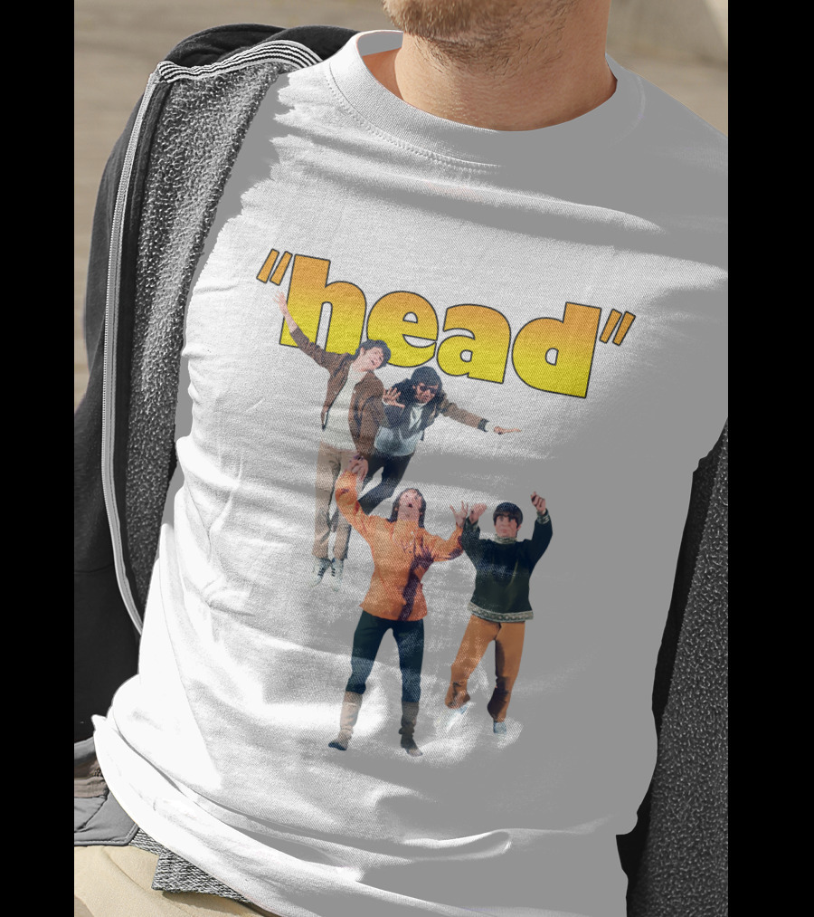 Monkees Head Jumping Pose Retro Style T-Shirt