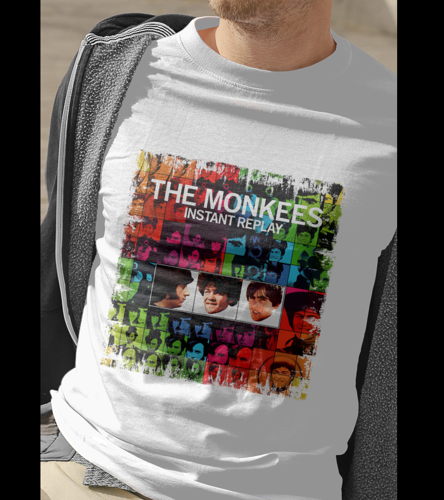 The Monkees Instant Replay Album Art Collage T-Shirt
