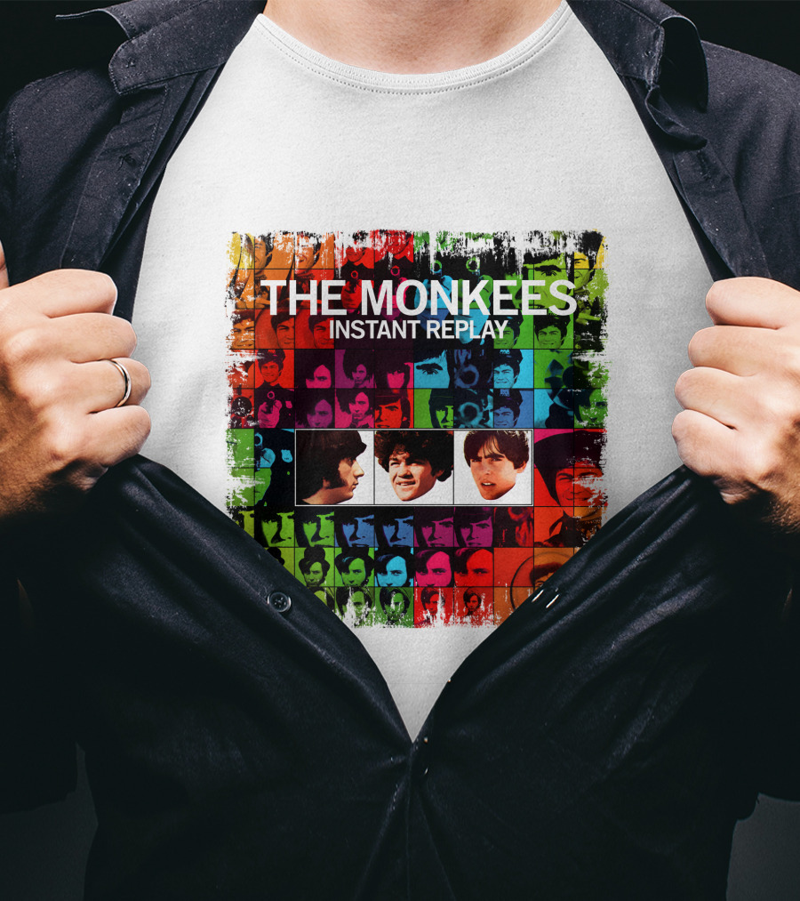 The Monkees Instant Replay Album Art Collage T-Shirt