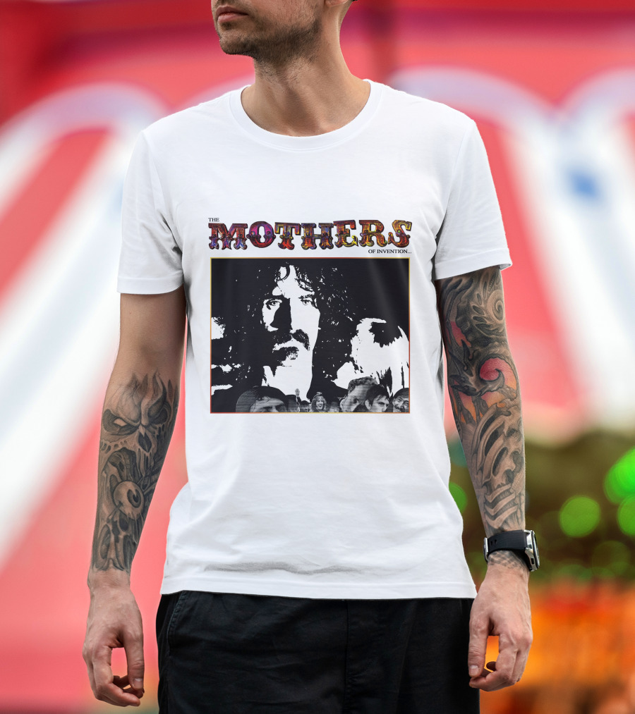 The Mothers Of Invention Frank Zappa Black And White Group T-Shirt