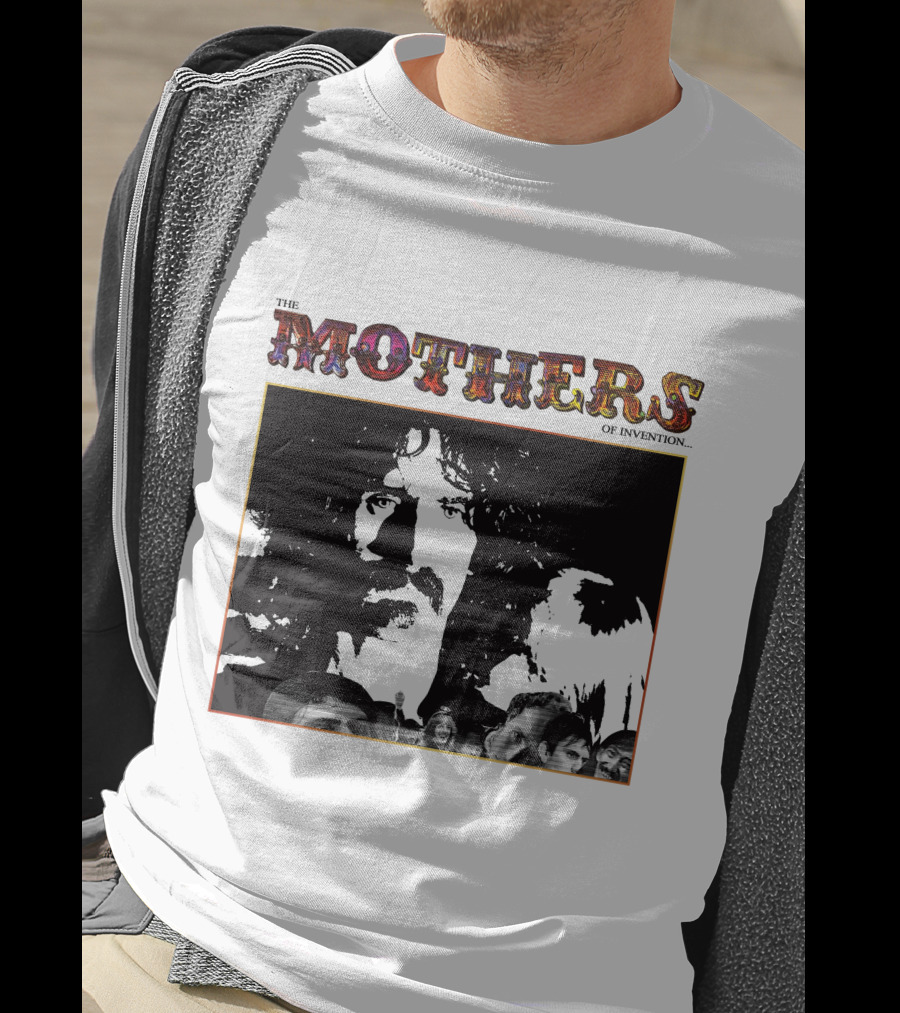 The Mothers Of Invention Frank Zappa Black And White Group T-Shirt