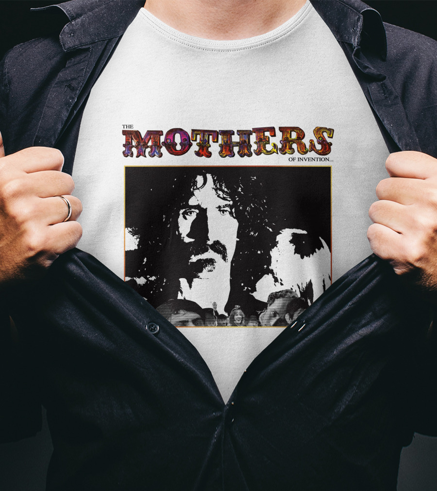 The Mothers Of Invention Frank Zappa Black And White Group T-Shirt
