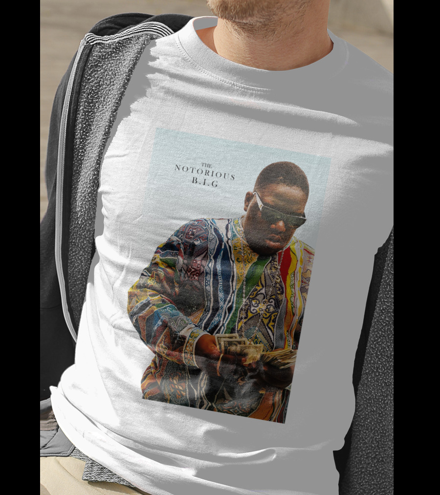 The Notorious B.i.g. Counting Money Colorful T-Shirt