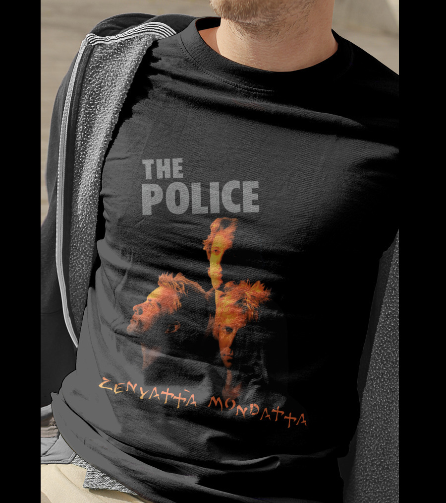 The Police Zenyatta Mondatta 1980 Album Cover Art T-Shirt